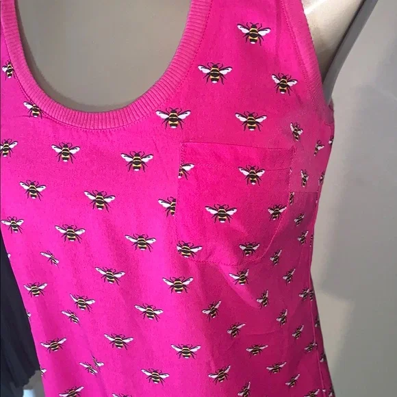 Banana Republic Fuchsia Patterned Tank Top - Picture 2 of 5